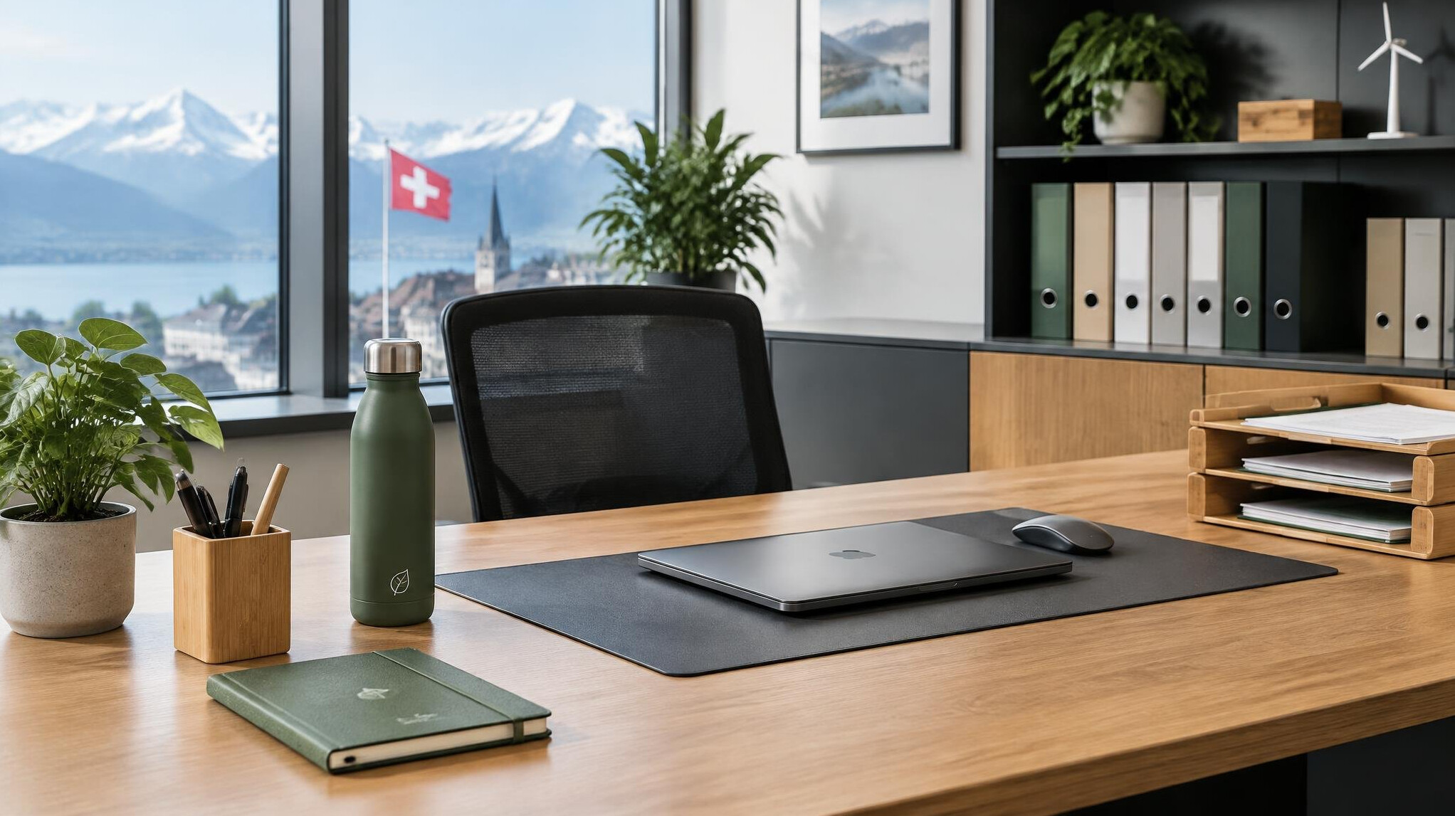 modern office desk
