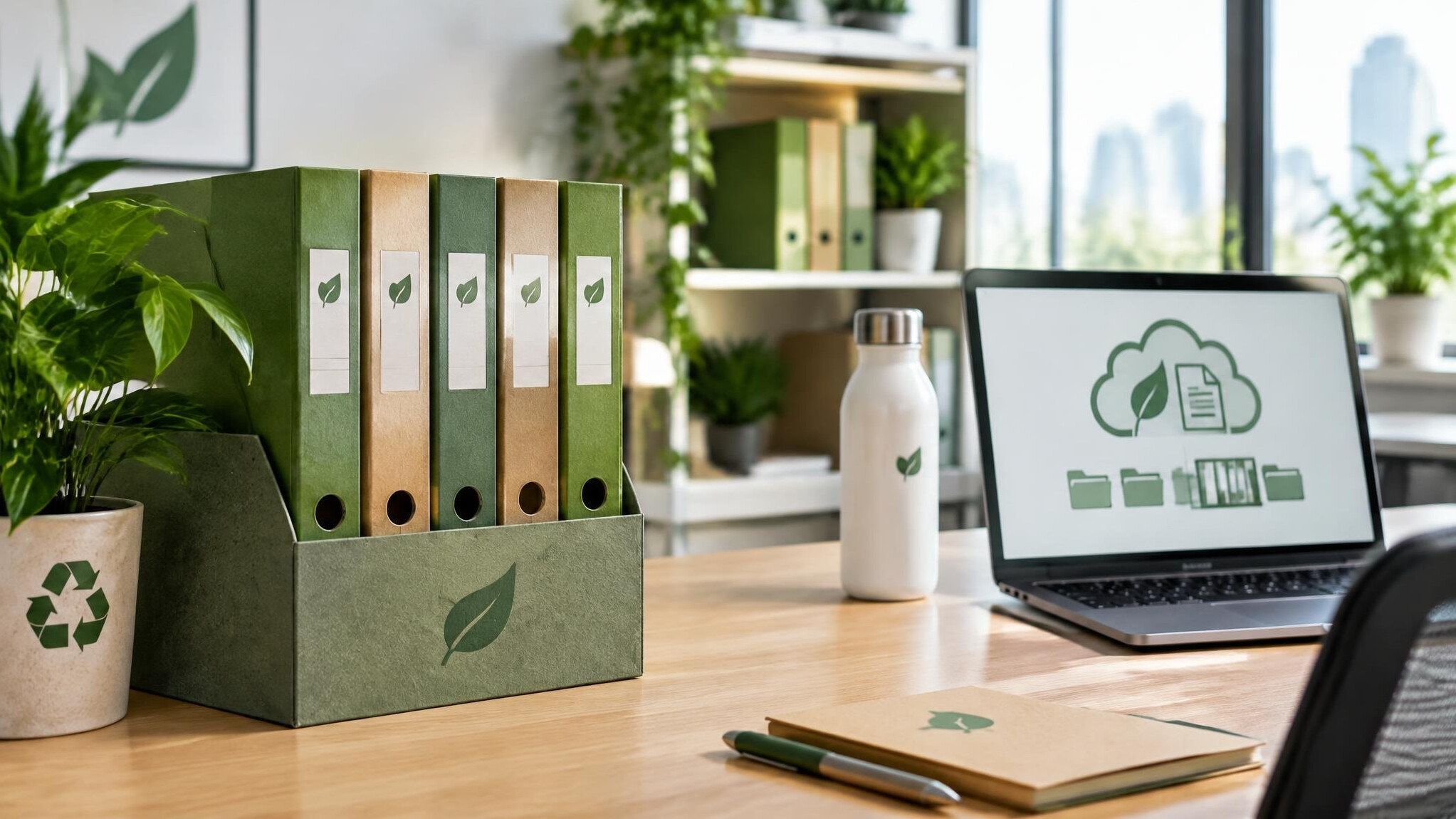 sustainable office filing
